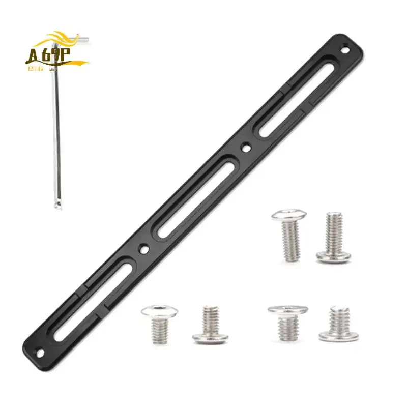 A69P-Bottle Cage Extension Adapter Kit Bicycle Bottle Holder Adapter Kettle Holder Tyre Pump Mounting Base Black