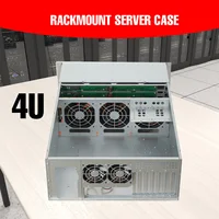 4U Rackmount Server Case With 24 Hot-Swappable SATA/SAS Drive Bay 4U24 Disk Server Chassis Hot Swappable Support E-ATX Main Board Redundant Power Rack Chassis 4