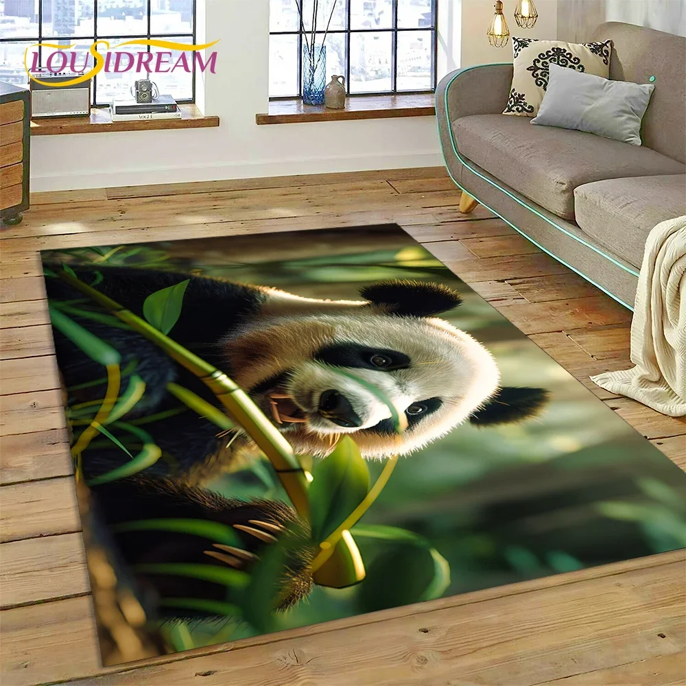 Cartoon Cute Panda Dream Animal 3D tappeto tappeto per camera da letto soggiorno decorazione del divano di casa, gioco per bambini tappetino