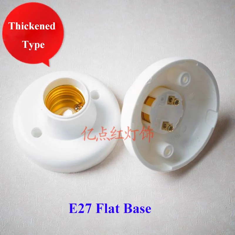 E27 حامل مصباح توفير الطاقة مصباح E14 حامل مصباح المقبس B22 حربة قاعدة LED سطح جبل كبير المسمار جولة عرض مضيئة مزودة بقاعدة