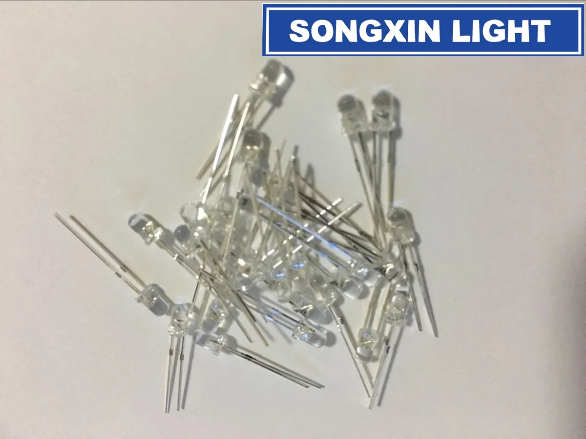 XIASONGXIN LIGHT 50PCS 3MM Purple / UV LED super bright F3 LED Diodes 390-410NM F3MM Diodes 3mm led 3mm uv /purple