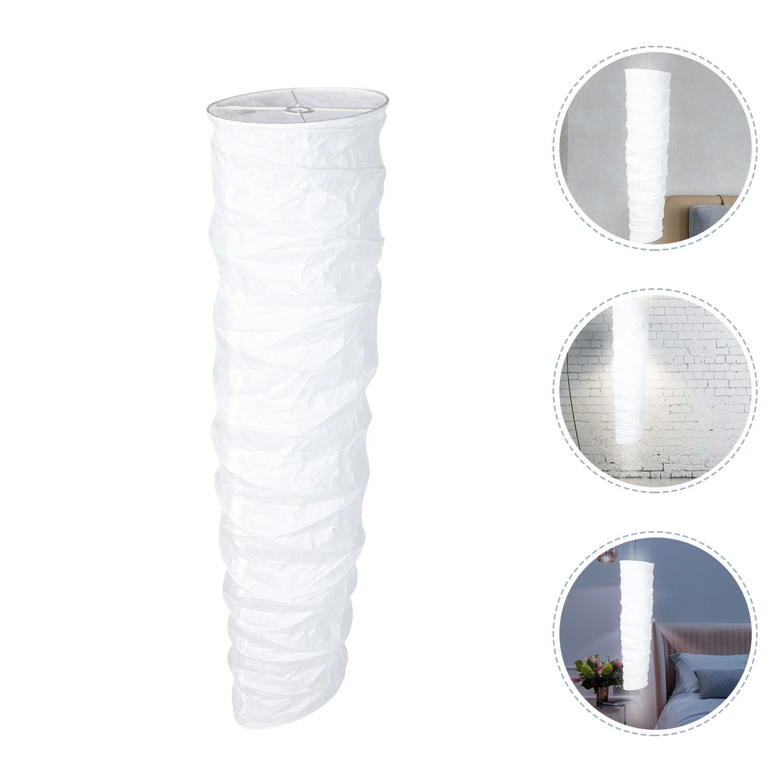 

Paper Floor Lamp Shade White Modern Nordic Minimalist Lampshade Soft Light Cover Protector for Bedroom Living Room Office Floor