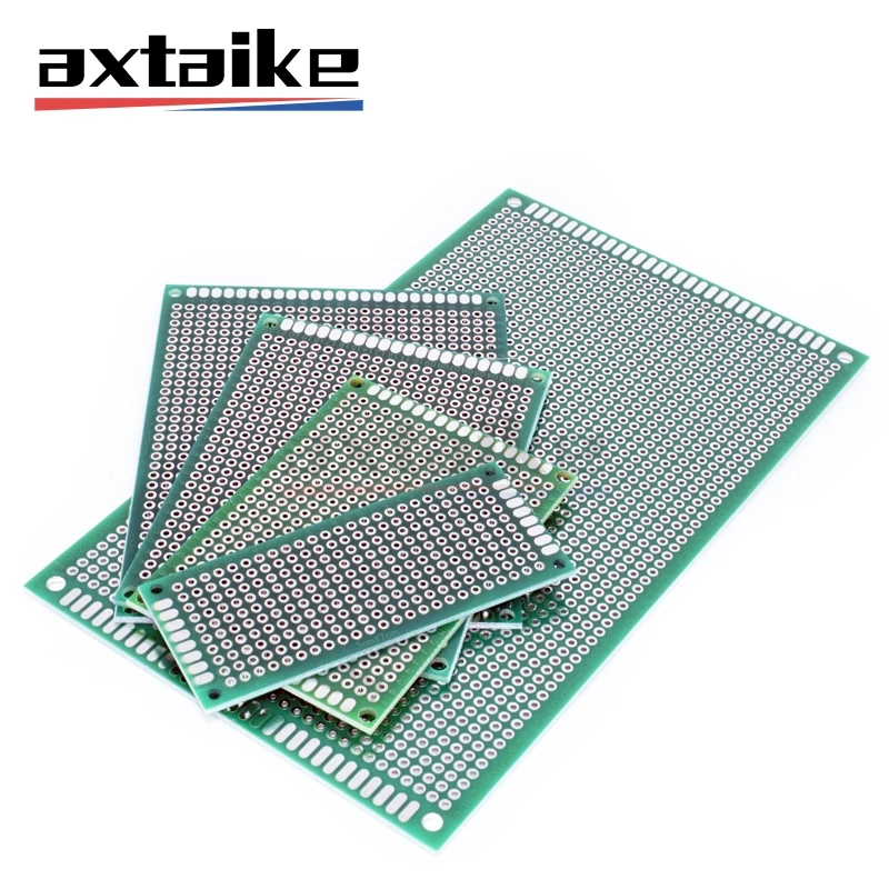 Carte PCB double face, 2x8, 3x7, 4x6, 5x7, 6x8, 7x9, 8x12, 10x10, 9x15, 10x15, 10x22, 15x20 circuits College universels, bricolage, 18*30, 20*30 cm, 9 × 15