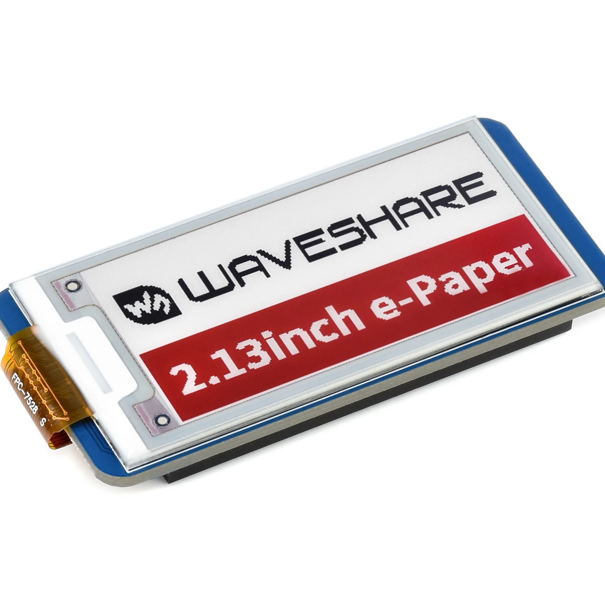 Waveshare Módulo de pantalla de tinta electrónica EPaper de 2,13 pulgadas (B) para Raspberry Pi Pico, 212*104, rojo/negro/blanco, SPI