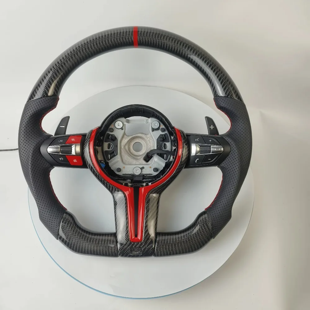Custom Carbon Fiber & for Sports Style for G Series Car Steering Wheel for F20/f80/f21/f81 & More Models