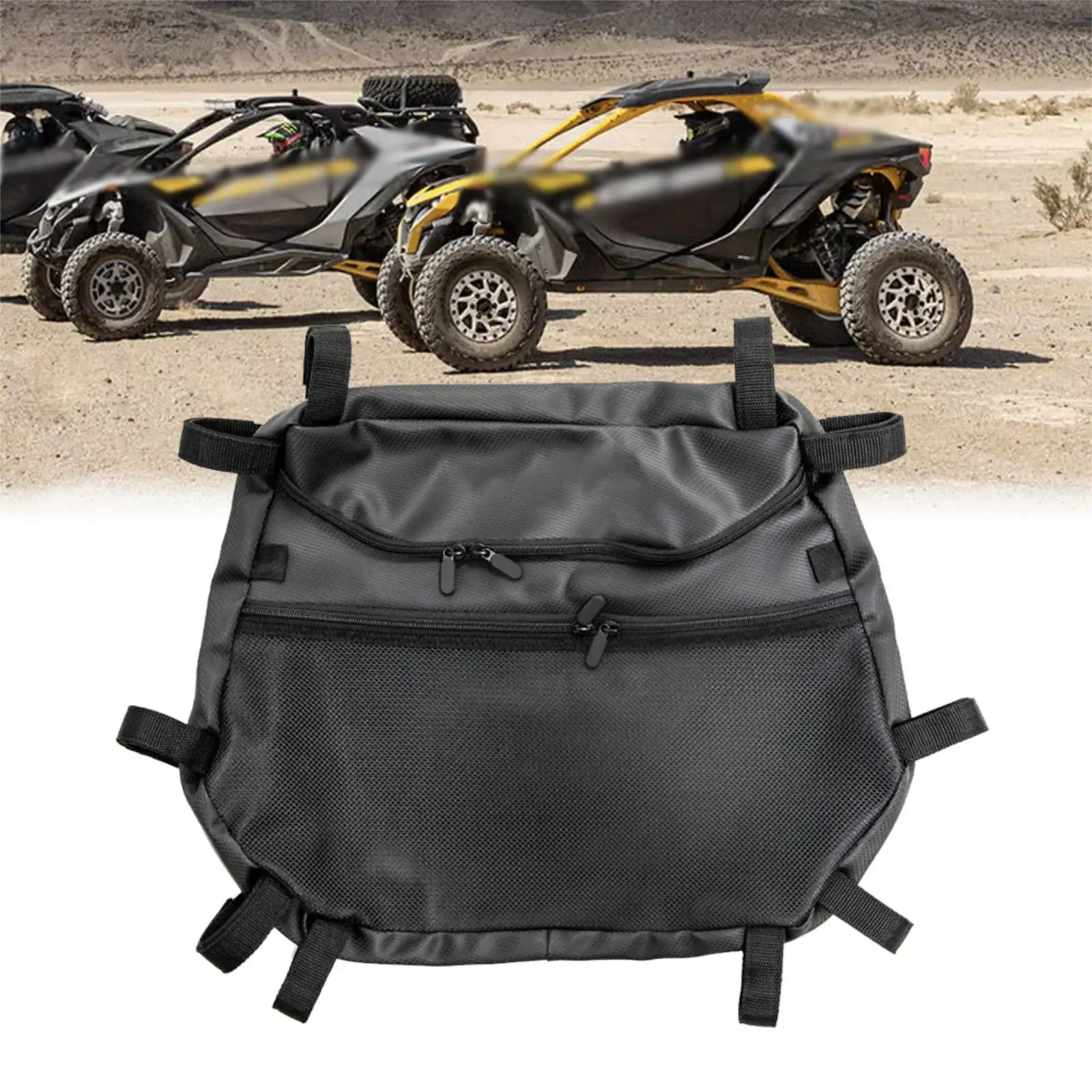 

Overhead Storage Bag Heavy Duty Organizer Large Capacity Foldable Tool Gear Bags Roof Bag for Polaris RZR 800 RZR S 800