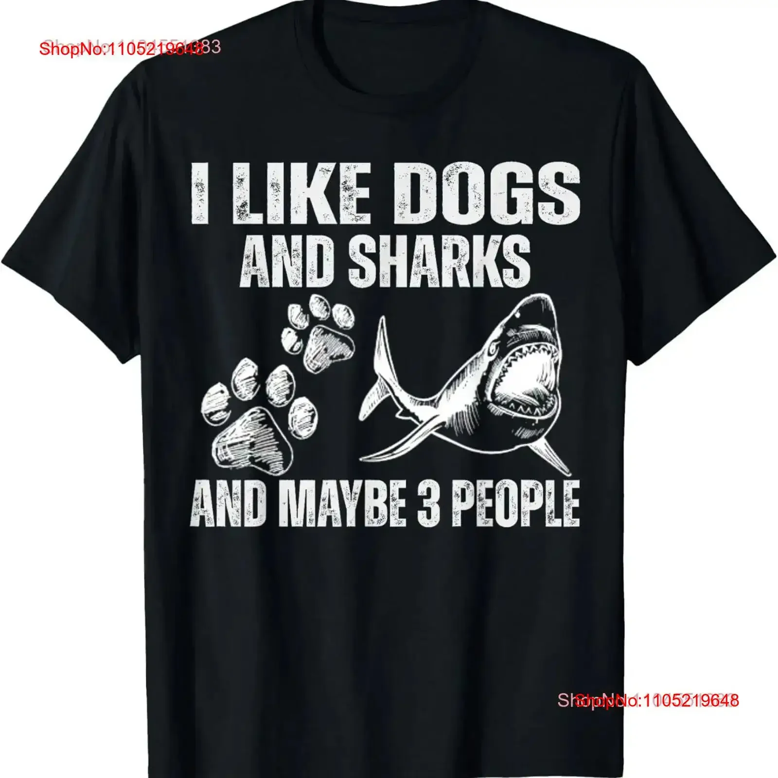 

Футболка с принтом «Я люблю собак и акул» на 3 человека, винтажная, повседневная, дизайнерская одежда, топ для повседневной носки, слегка модная.
