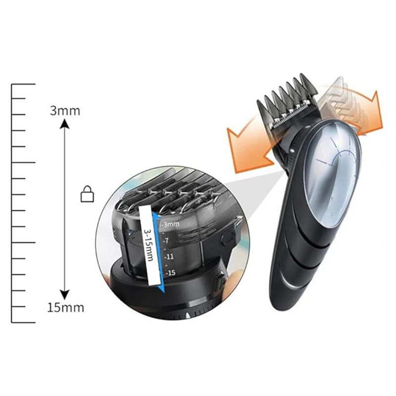 Hair Clipper Positioning Comb 6 Hair Trimmer Replacement Combs Suitable For  QC5510 QC5530 QC5550