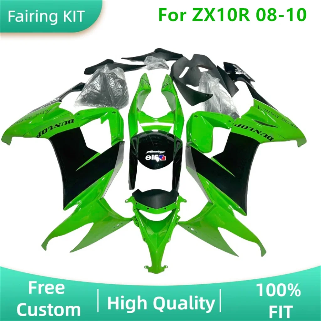 Fit for Kawasaki ZX10R 2008-2009-2010 ZX-10R Refitting Aftermarket Motorcycle Road Racing Customize Fairings Kit ZX 10R 08 09 10