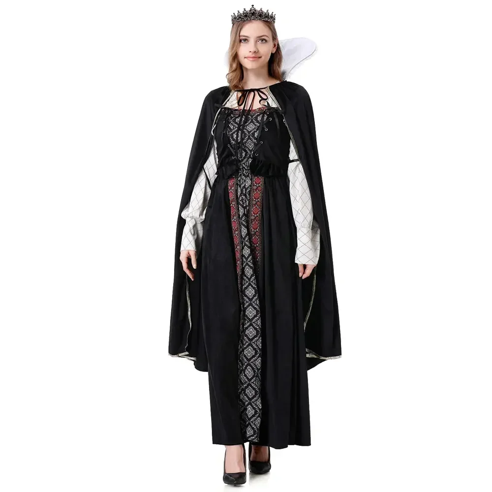 

Royal Vintage Court King Queen Cosplay Couple Costumes Medieval Renaissance Noble Masquerade Fancy Dress Carnival Party Dress Up
