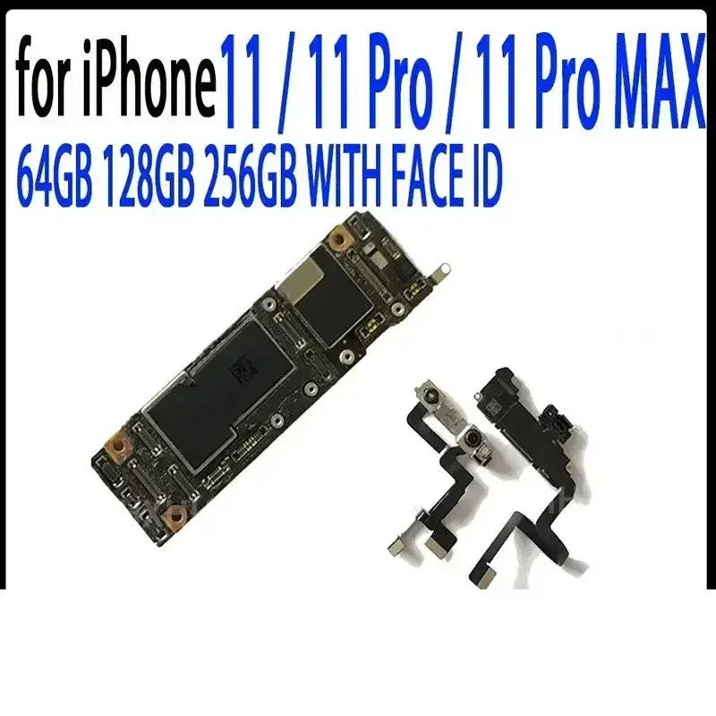 

Новый! Материнская плата для iPhone 11, материнская плата с идентификатором FACE, хорошая рабочая пластина, система без основной логической платы iCloud для iPhone 11