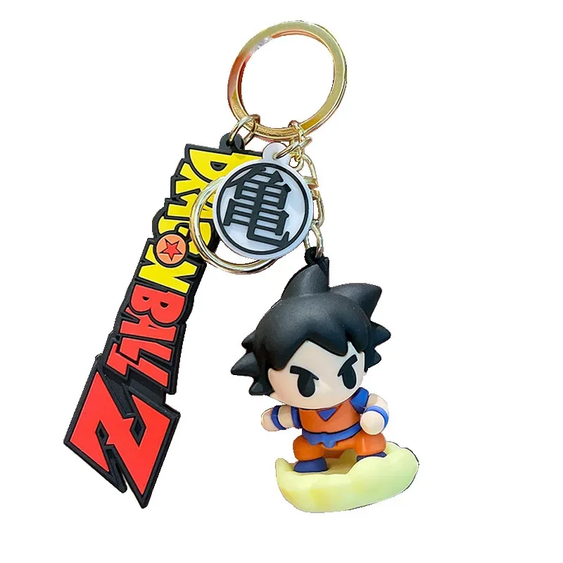 Dragon Ball Q version cartoon anime characters car pendants bag model Sun Wukong turtle hermit Piccolo series keychain