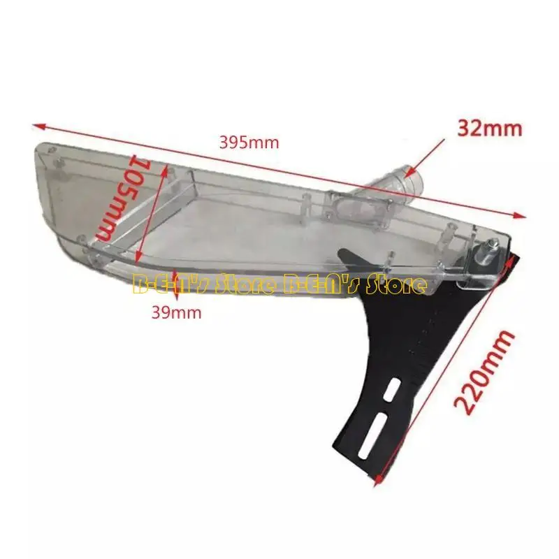 Y1AD 10'' Woodworking Shield Blade Guard Table Protector Clear Plastic Guard