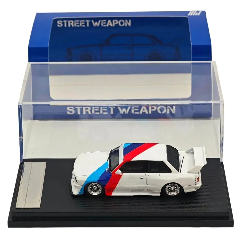 

SW 1:64 для E30 M3 LTO Racing модифицированная белая литая под давлением модель автомобиля, ограниченная коллекция, подарок