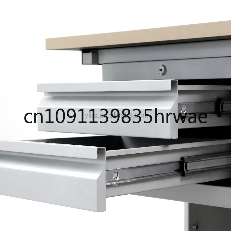 

Industrial Steel Workbench for Garages & Workshops ESD Work Table with Tool Cabinet Organization Solution for Woodworking