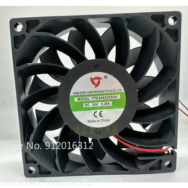 New Fan YTD249225S0H DC24V 0.46A Inverter Cooling Fan 92 * 92 * 25MM