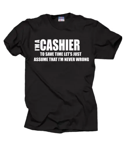 Cashier T-Shirt Gift For Cashier Funny Profession Tee Shirt