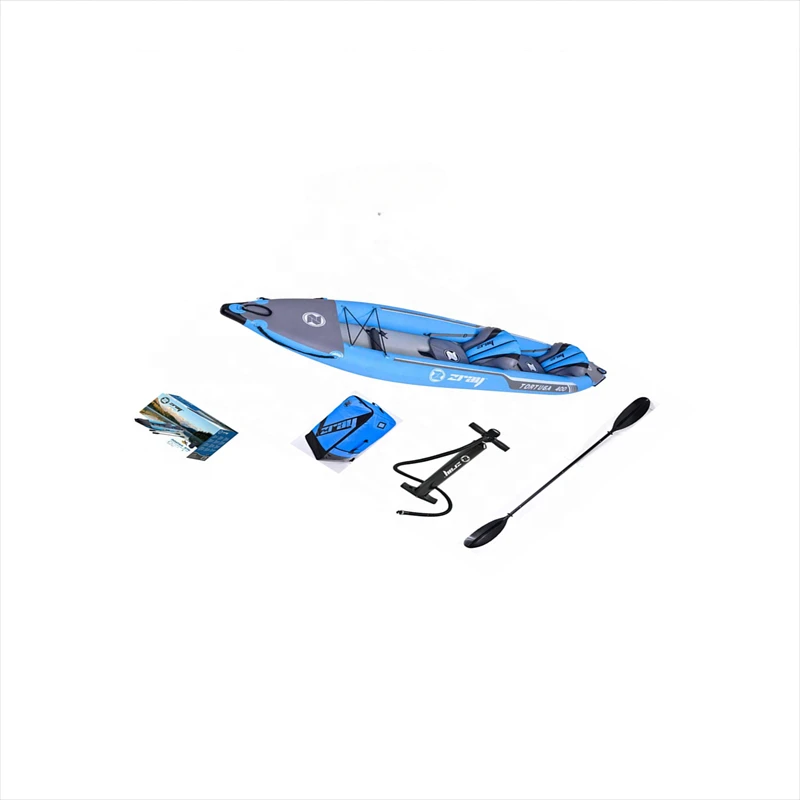 New 2024 Manufacture Wholesale Zray Double Inflatable Canoe Fish Boat PVC Inflatable Kayak for 2 Person