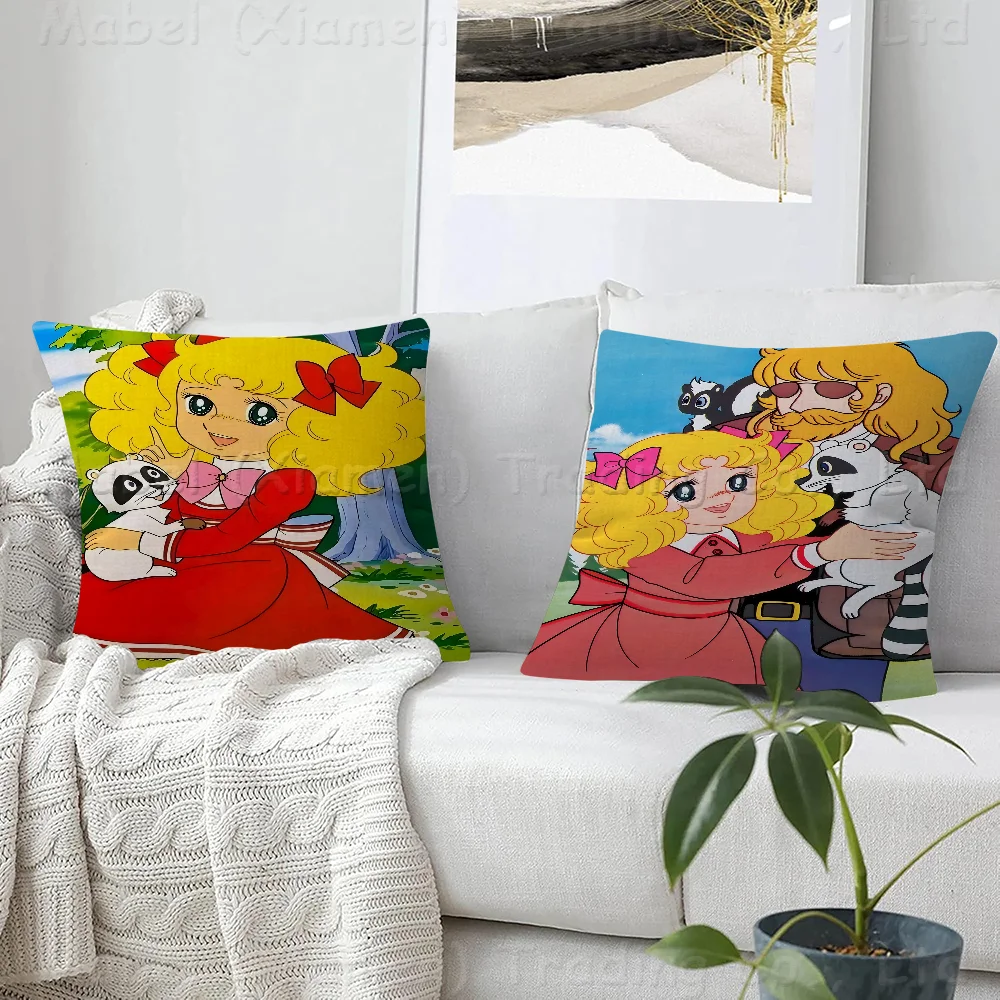 

Manga Candy Anime Pillow Gift Home Office Decoration Pillow Bedroom Sofa Car Cushion CoverPillow Case