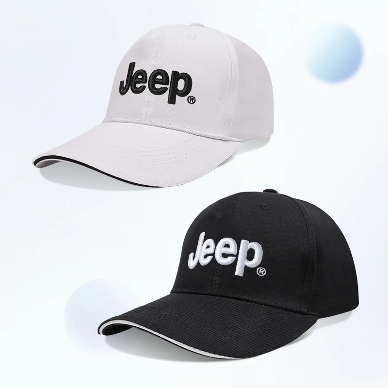 Car Baseball Cap Outdoor Caps Sunscreen Hat Man Women Tide Snapback Hats For Jeep Renegade Compass Grand Cherokee Wrangler Trail