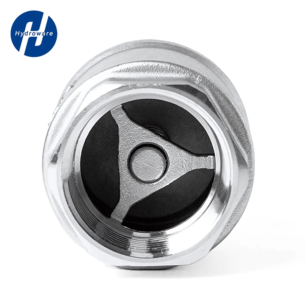 SS304/316L Stainless Steel Vertical Check Valve | BSP Threaded One-Way Valve | High-Pressure Anti-Backflow for Fluid Systems