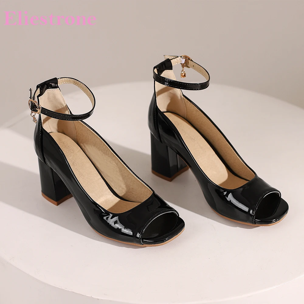  New Summer Elegant Black Wine Red Women Sandals Sexy High Heels Office Lady Dress Shoes Plus Small Big Size 12 33 43 48 50