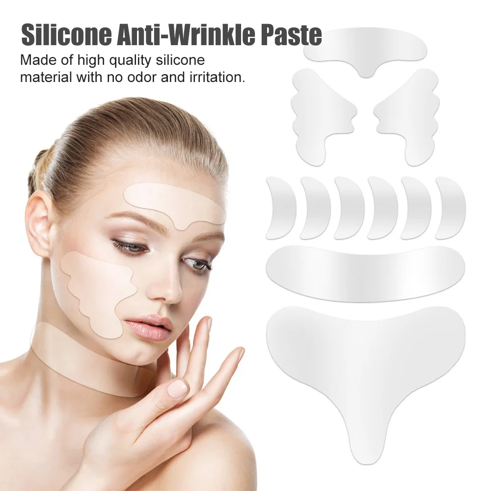 Reusable Anti Wrinkle Forehead Patch Silicone Silicone Patch Soft Comfortable Easy To Carry Facial Care Eye Mask Skin Care Tools