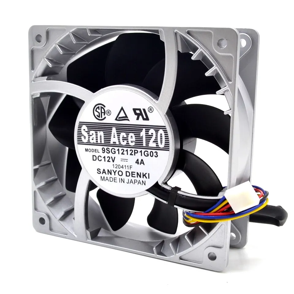 New 12CM 120mm fan violence heat cooling fan 12038 12V 4A 9SG1212P1G03 120*120*38mm for SANYO