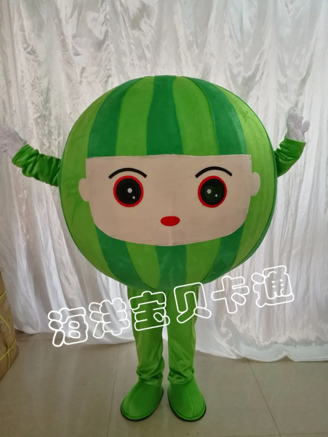 Watermelon Mascot Costume Adult Food Mascot Fruit Fancy Dress Mascots Custome For Halloween Birthday Performance Adult Outfit