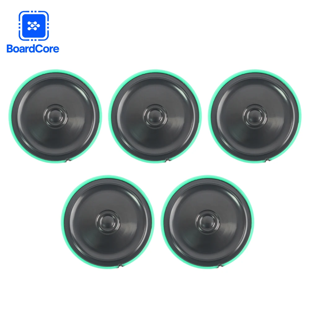 5PCS 40MM Diametro Altoparlante 8/16Ohm 0.25W Custodia In Plastica Magnete Interno 40MM × 5MM 8R/16R 0.25 Watt Altoparlante per Auto Giocattolo clacson