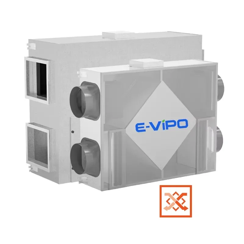 Factory Workshop Office Forced Air Ventilation System Heat Exchanger Air to Air Ceiling Wall HRV ERV Handling Unit System