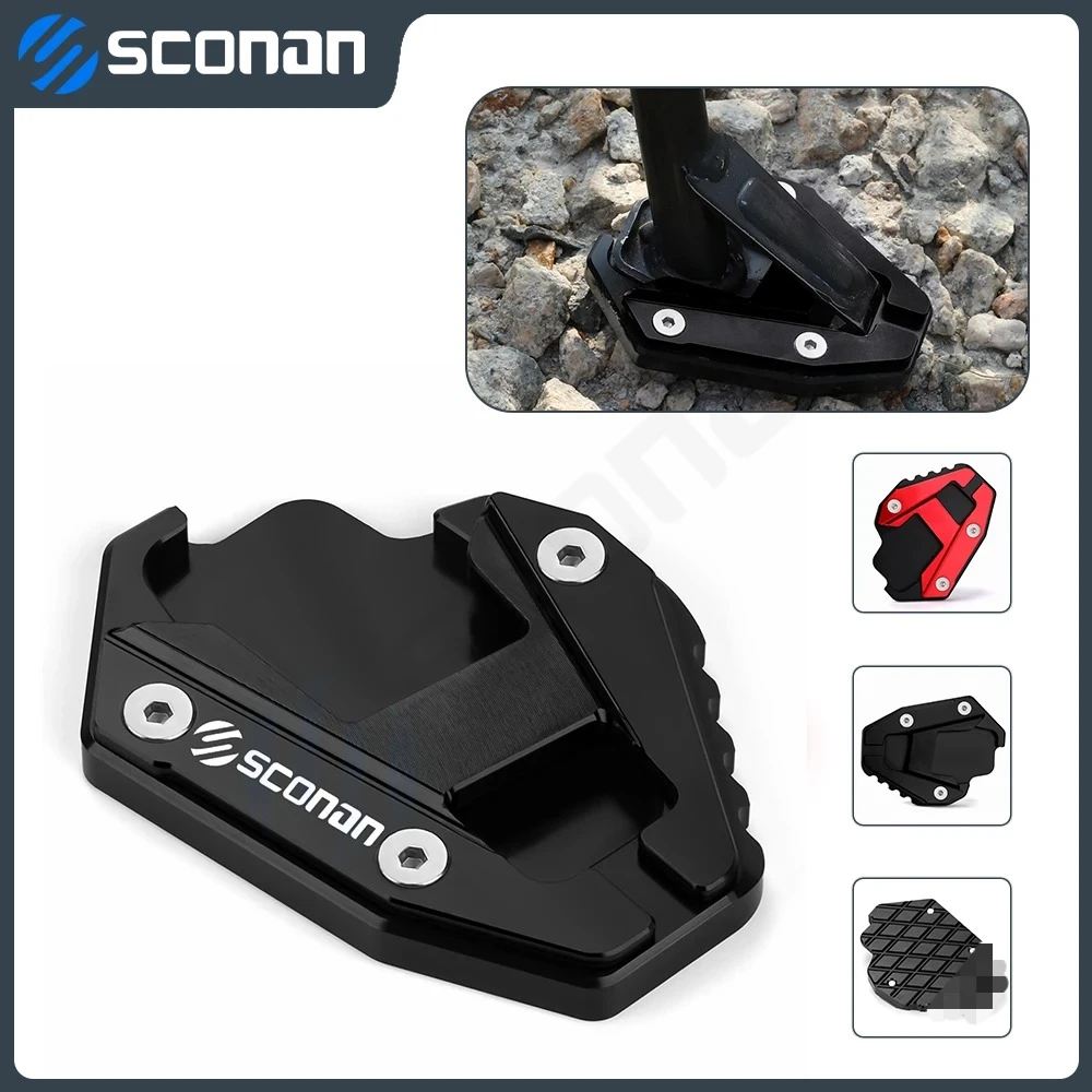 

For Ducati Diavel 1260 Multistrada 950 V4 Monster Motorcycle Aluminum Foot Kickstand Extension Side Stand Enlarger Pad