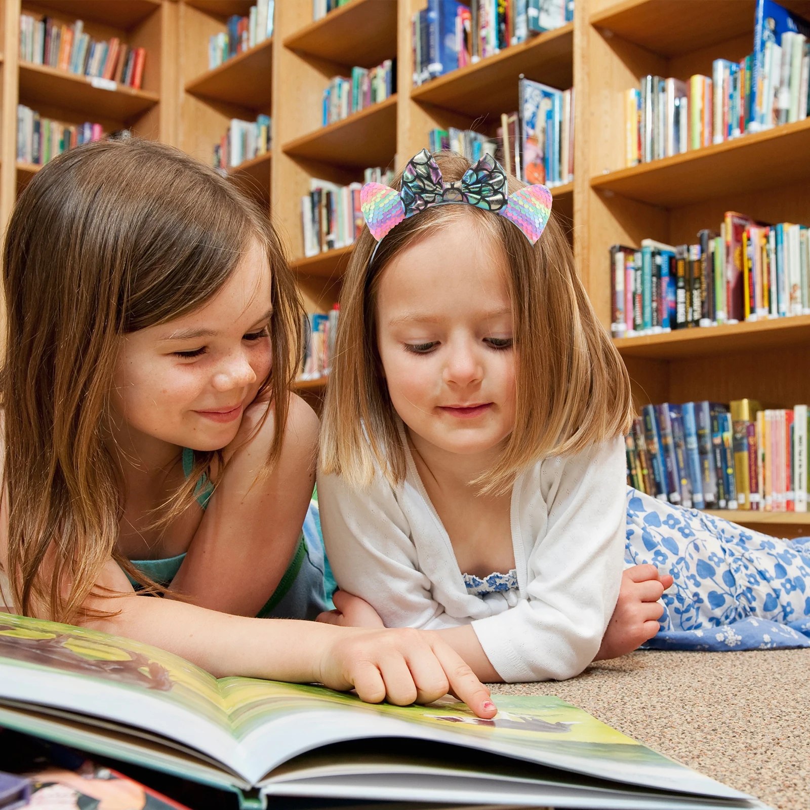 

Colorful Cat Headb s Hair Accessories For Mermaid Hair Accessories Party Flash Sequins One Size Fits Most