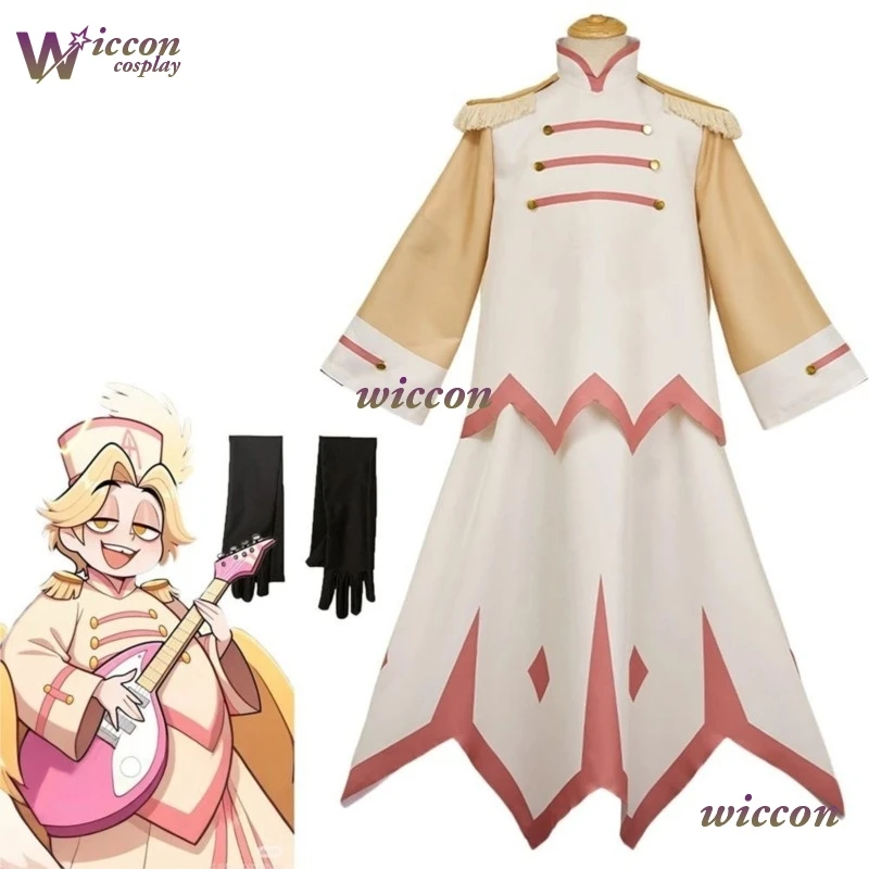 أزياء CosRoom/ Anime Hazzbin2 التأثيرية لفندق آدم الابن الثاني أبل أزياء روك بوي للنساء والرجال ملابس لعب الأدوار للهالوين