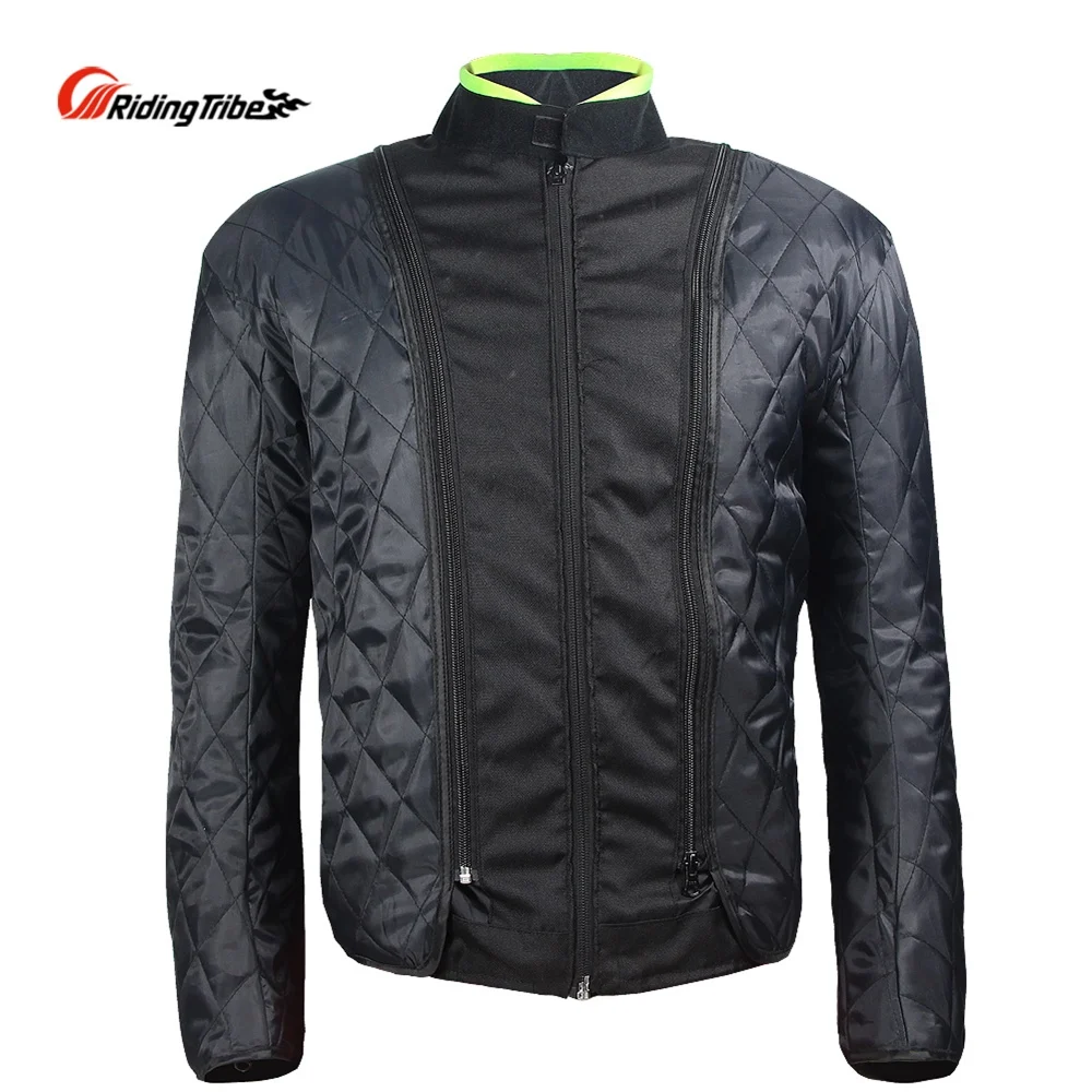 Winter Motorcycle Jacket Motorbike Waterproof Riding Armor Coat With 5pcs Protective Pads and Detachable Thick Warm lining JK-37