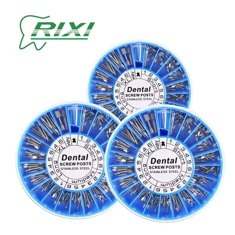 

Dental Stainless Steel Screw Post Dental Supplies Dental Materials for Dentistry 120pcs Dentists Tools