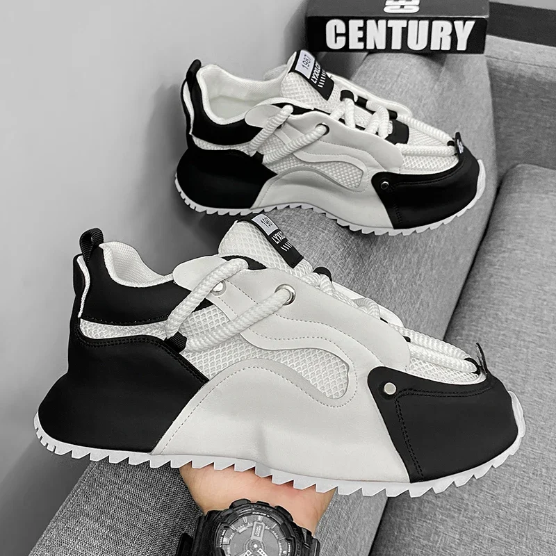 Brand Trainers Luxury Designer Brand Shoes Big Number Man Loafers Hyperdark Men's Breathable Sneakers Shining Shoes Men Tennis