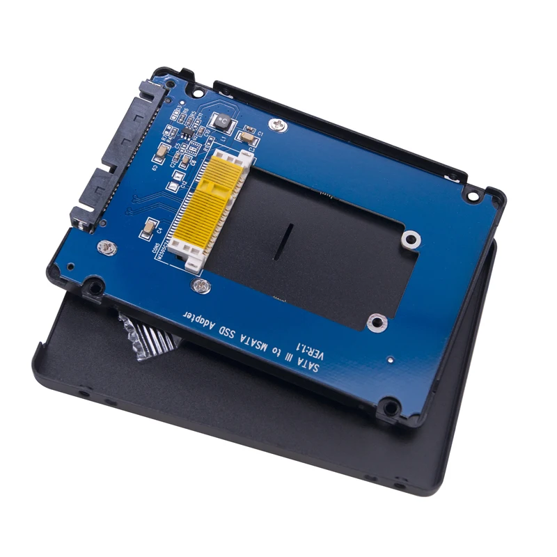 NEW mSATA to SATA 3.0 SSD Enclosure Aluminum Case mSATA External Case Box mSATA to 2.5