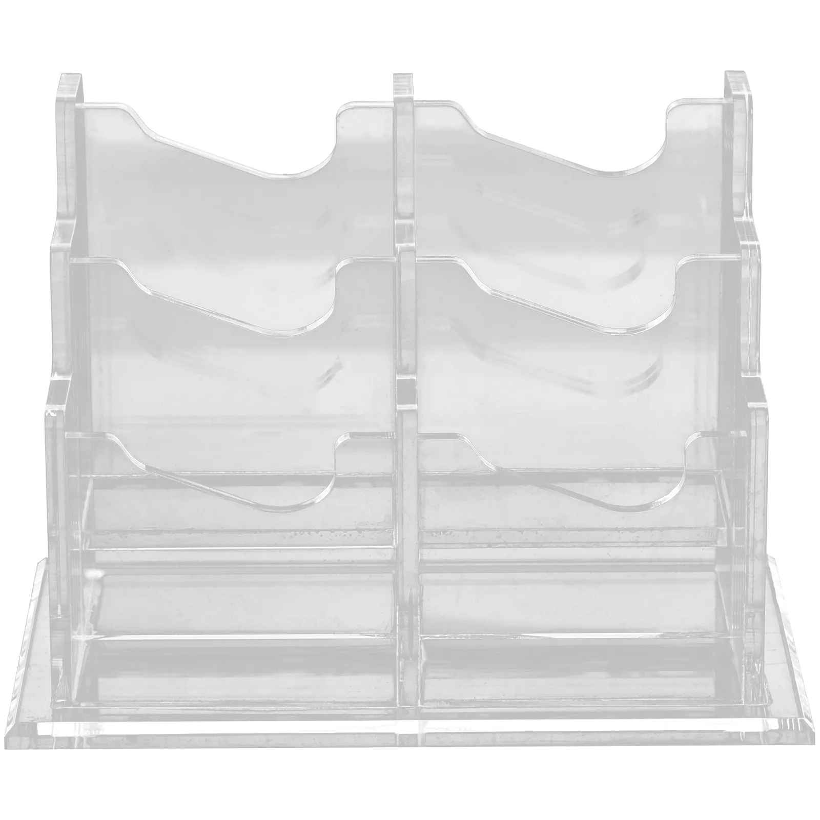 

Прочный контейнер для визиток из прозрачного акрила, держатель для именных карточек для стола, выставок, встреч с клиентами, офисный аксессуар