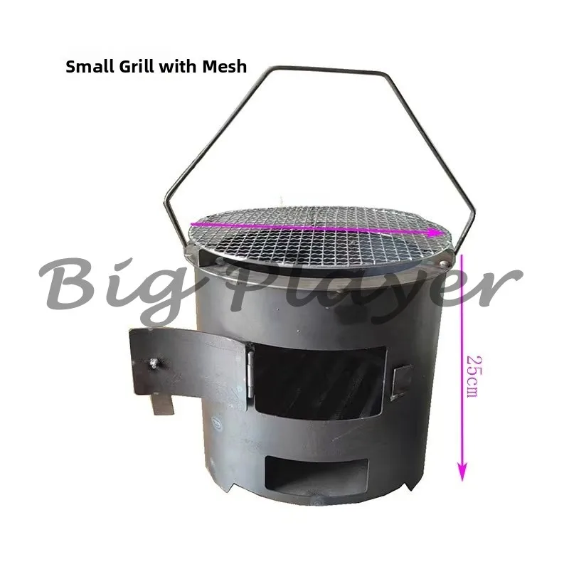 

Wood Burning Stove Outdoor Cam BBQ Heating Cooking Soup Ing Multi-Functional Home Use