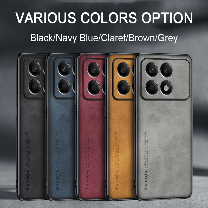 For Xiaomi POCO F6 Pro 5G Skin Feel Phone Cases Soft Silicone Back Cover For Xiaomi POCO F6 Pro Capa Bumper Fundas Coque