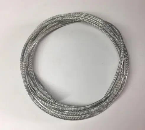 Grinder steel wire OD4MM,Grinder wire rope Length of 2M, WEAR-RESISTING Steel cable for 614 618 Hand grinding machine