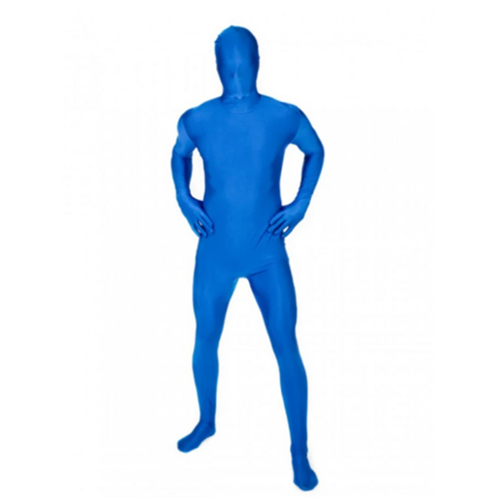 Full Bodysuit for Men Women Halloween Carnival Cosplay Custome Skin Tight Jumpsuit Spandex Body Suit