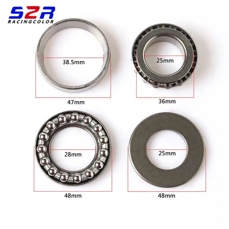 Dirt Bike Steering Pressure Race  Ball 32005 Direction Column Directional Bearing For YAMAHA XT250X XTZ125 XTZ 125 Off Road