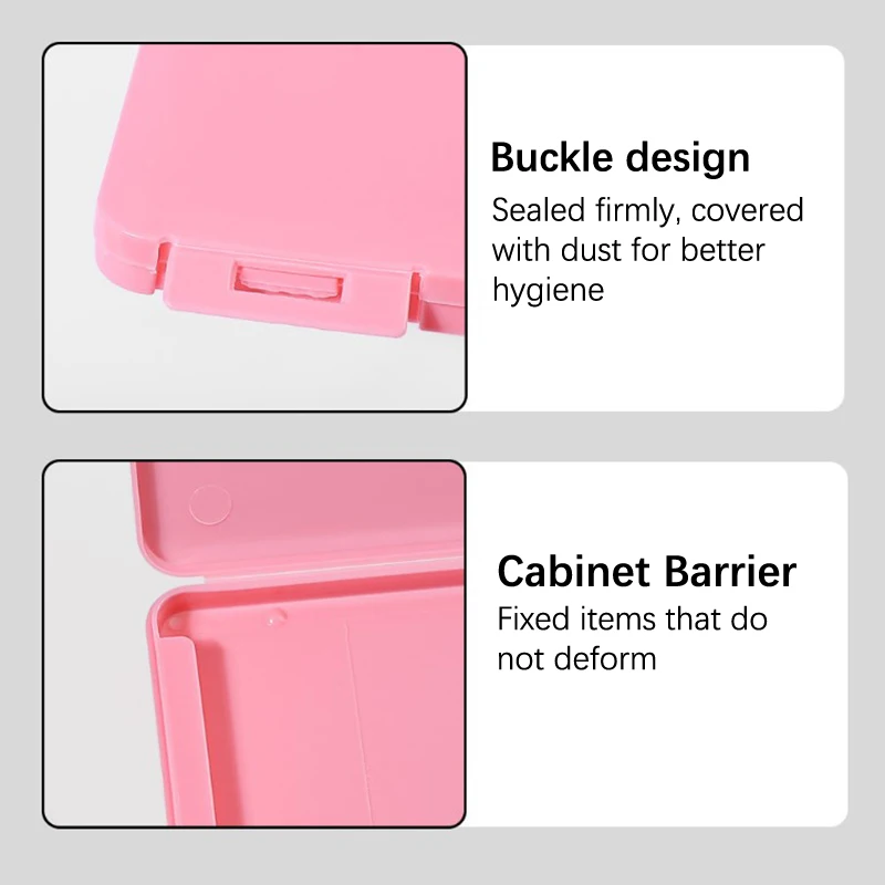 Large-capacity False Eyelashes Dustproof Storage Box Snap Design Travel Empty Lashes Holder Case Lash Display Organizer