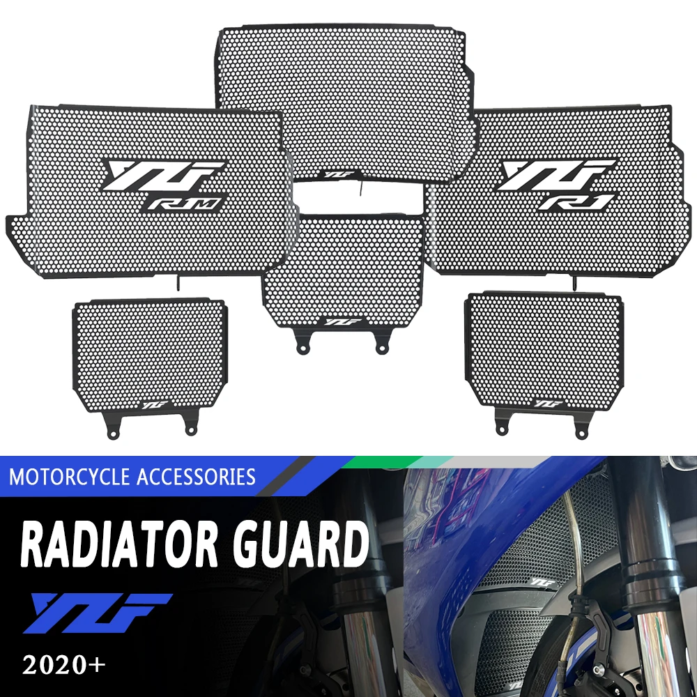 YZF R1 R1M 2015 2016 2017 2018 2019 2020 2021 2022 2023 2024 2025 Radiator Grille Guard Oil Cooler Cover For Yamaha YZFR1 YZFR1M