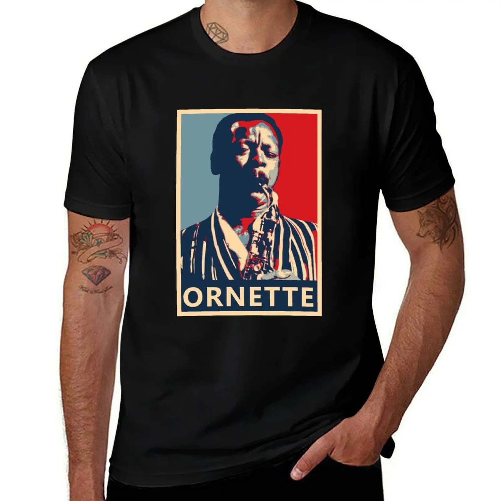 Ornette Coleman (old) Hope Poster - Greatest musicians in jazz history T-Shirt Lightweight Running T-Shirt