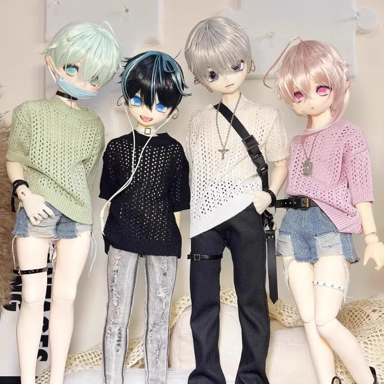 

Summer Hollow Knitted Shoulder Short For BJD Doll 1/4 ID75 Uncle B402