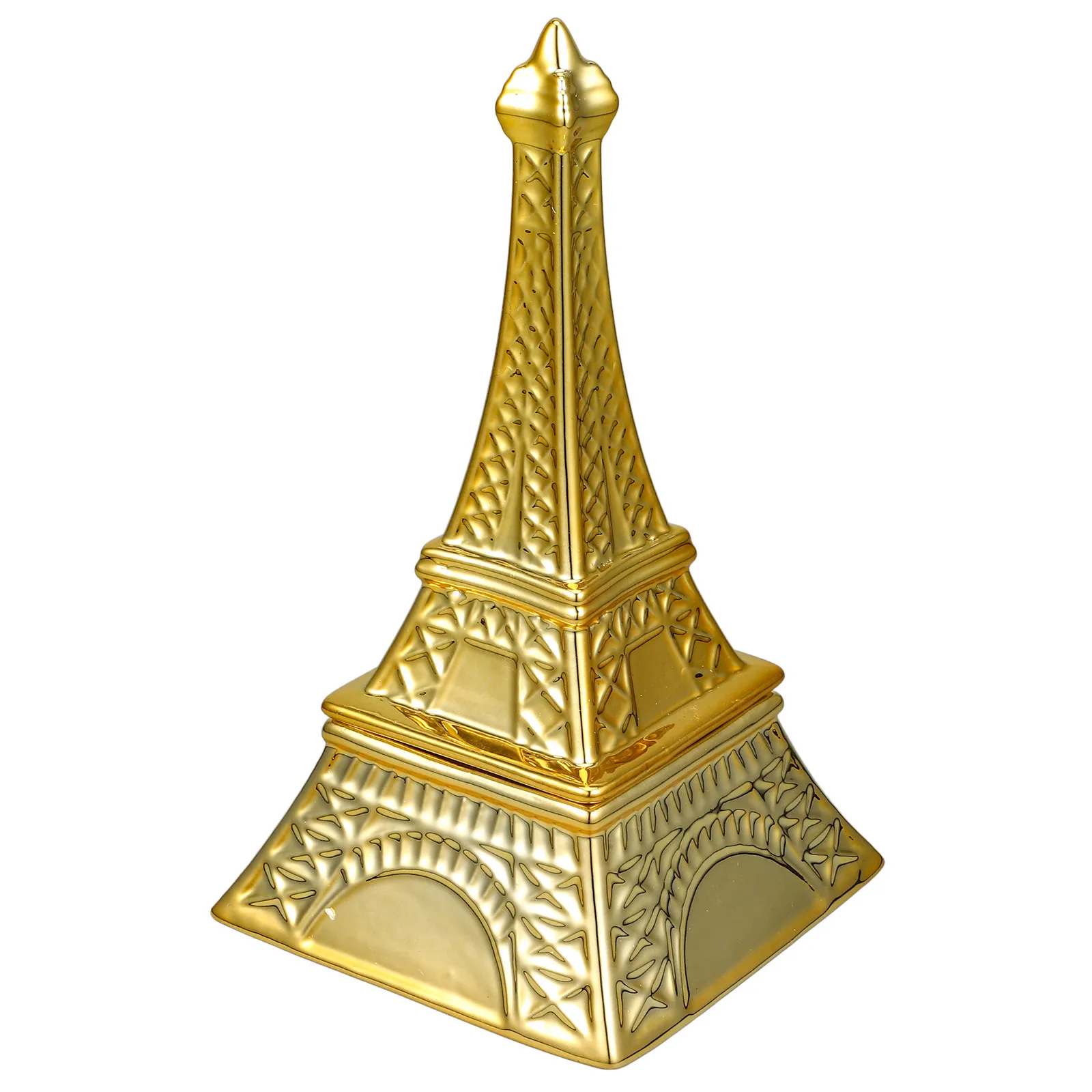 Creative Pyramid Shape Storage Box Exquisite Ceramic Jewelry Holder Small Sundries Keeper Desktop Decoration Gift for Her