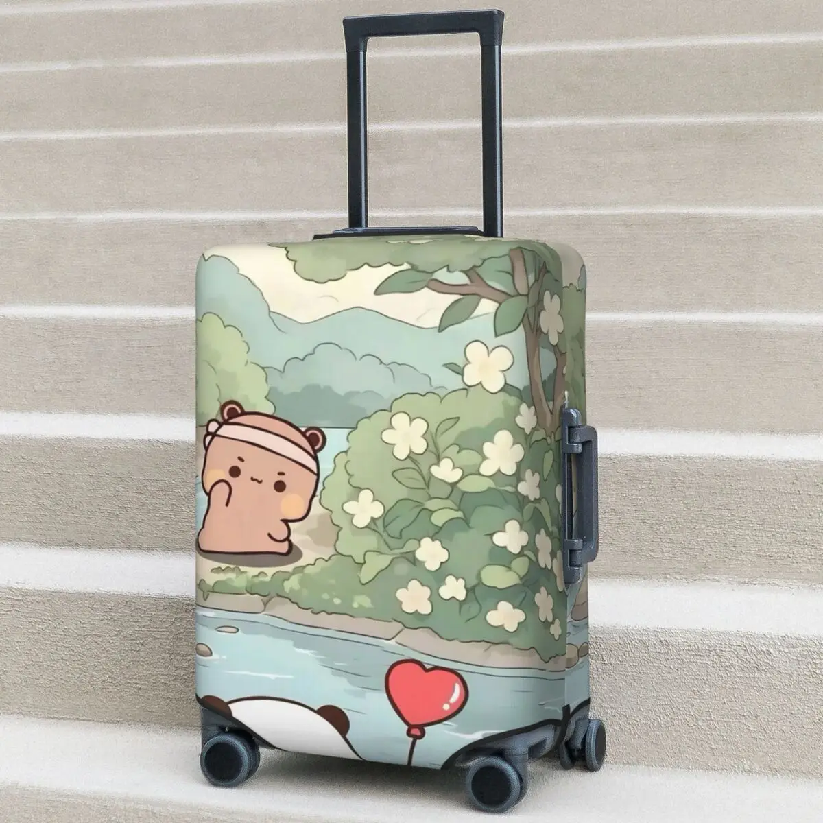 

Чехол для чемодана Kawaii Bear Bubu Dudu: Защита для путешествий и праздников